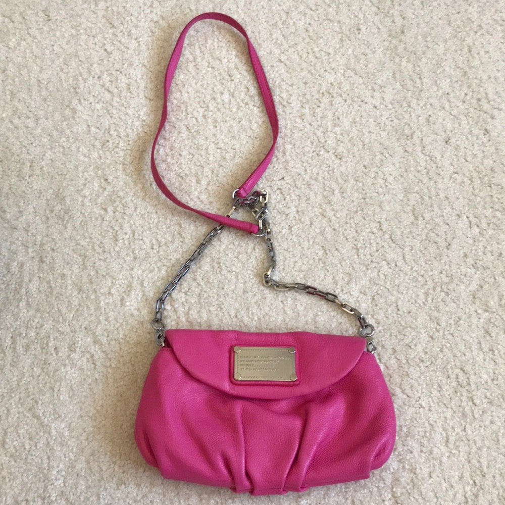 Pink Marc Jacobs crossbody bag